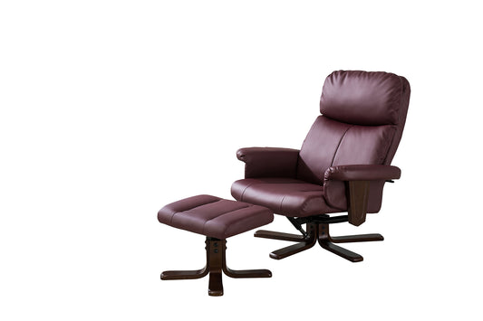 Regal Swivel Chair with Matching Footstool and Massage Function